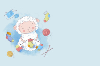 Открытка "Самой лучшей вязальщице" Открытка "Самой лучшей вязальщице"